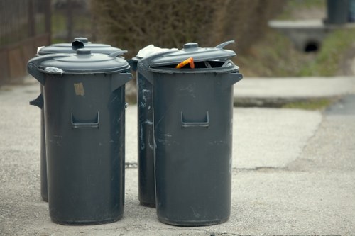 Modern waste management technology in use