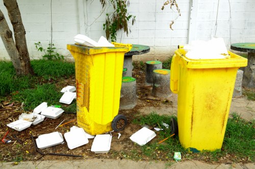 Sustainable waste practices implemented in a business setting
